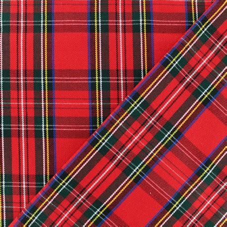 Scottish tartan fabric - redTweeddale