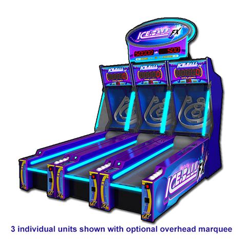 Ice Ball FX LED Skee Ball Arcade Game Rental - Video Amusement