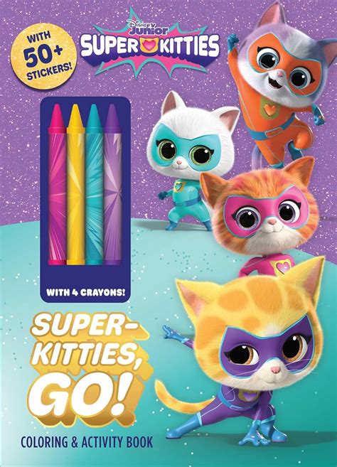 Disney SuperKitties: SuperKitties, Go! (Color & Activity with Crayons): Fischer, Maggie ...