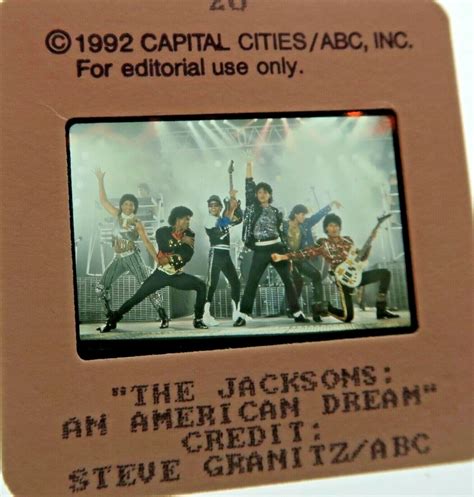 THE JACKSONS AN AMERICAN DREAM CAST MICHAEL Alex Burrall 1992 ORIGINAL SLIDE 9 | #3920894018