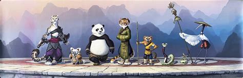 Kung Fu Panda (AAAN) (GGAN) (Concept Art) (13x40in) - Movie Posters Gallery