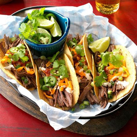 Beef Brisket Tacos Recipe | Taste of Home