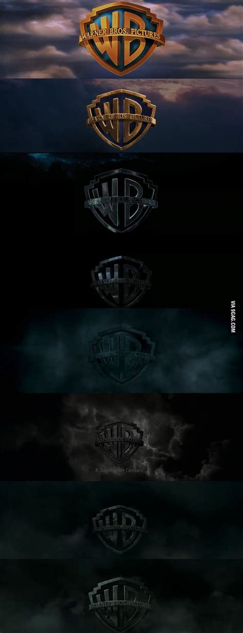 Warner Bros Intro for Harry Potter getting darker. - 9GAG