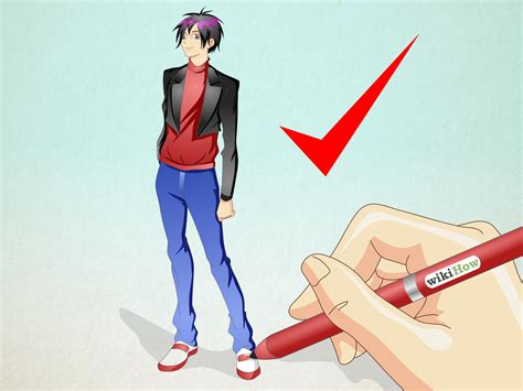 Standing Anime Boy Drawing Easy Learn to draw your very own anime boy from scratch