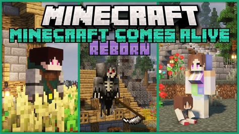 Minecraft Comes Alive Reborn - More Realistic Villagers | Minecraft Mod ...