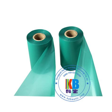 Green Textile Wash Resin Color Thermal Ribbon for Zebra Label Printer - China Silver Ink Wash ...