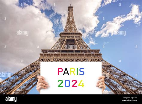 Paris 2024 Olympic Games With The Eiffel Tower In The Hi Res Stock – NBKomputer