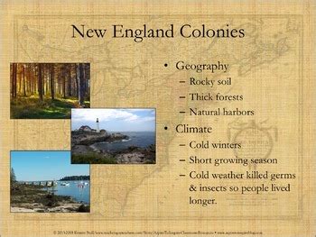 Colonial America: The New England Colonies PowerPoint and Notes | TPT