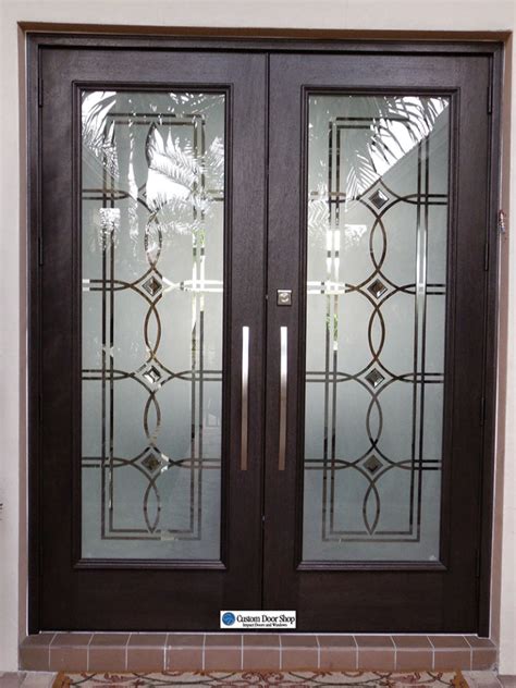 Custom Door Shop | Etched Glass Doors