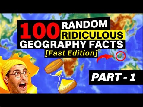 100 Random Ridiculous Geography Facts Part 1 (50) - YouTube