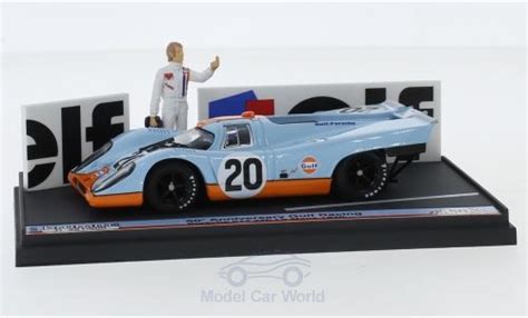 Diecast model cars Porsche 917 1970 1/43 Brumm K RHD No.21 JWA-Gulf ...