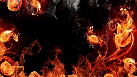 Fire Images On Black Backgrounds - Wallpaper Cave