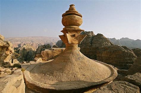 The urn on top of Ad-Deir (the monastery), Petra, Jordan 2004 | Jordan ...