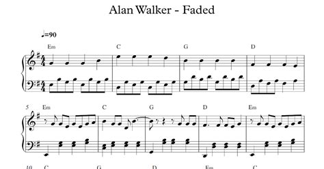 play popular music: Faded - Alan Walker