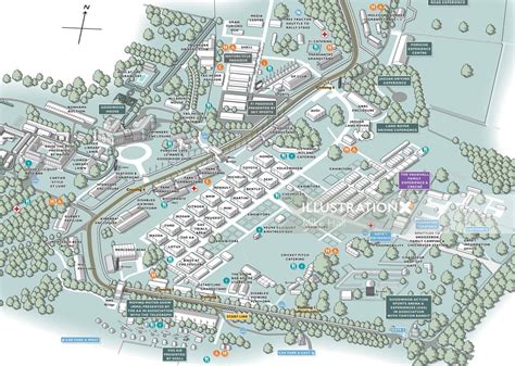 Goodwood Festival of Speed event map (detail) | Illustration by Mike Hall