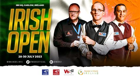 Irish Open 2023 | Enter Now! - WDBS: World Disability Billiards And Snooker