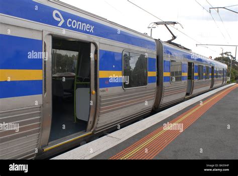 Connex train Melbourne Australia Stock Photo - Alamy