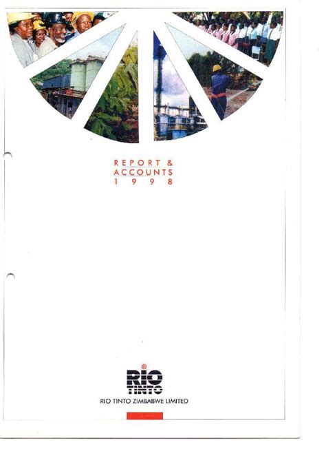 RioZim Limited (RIOZ.zw) 1998 Annual Report