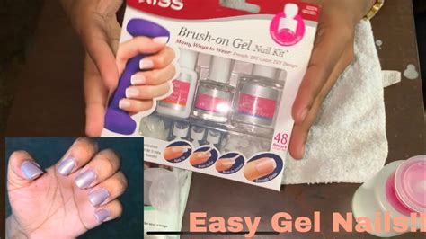 KISS Brush-on Gel Nail Kit DIY - YouTube