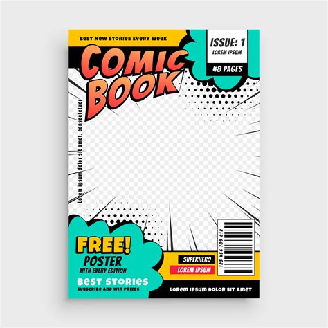 comic book page cover design concept - Download Free Vector Art, Stock Graphics & Images