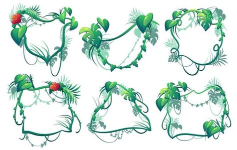 Jungle Vines Vector Art, Icons, and Graphics for Free Download