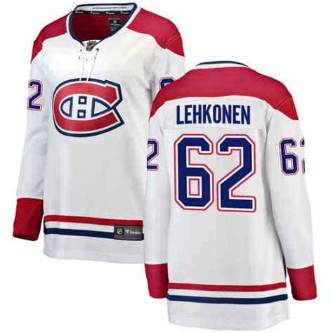 Women's Montreal Canadiens Artturi Lehkonen Fanatics Branded Breakaway Away Jersey - White