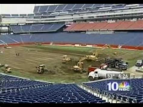 Gillette Stadium FieldTurf Installation - YouTube