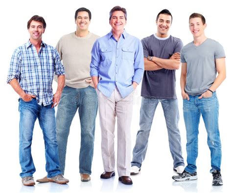 Group of men. stock photo. Image of young, handsome, smiling - 35582160