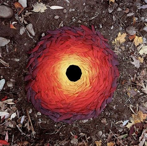 Andy Goldsworthy, Leaves : Art