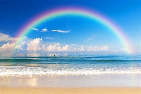 Beach Rainbow Stock Photos, Pictures & Royalty-Free Images - iStock