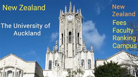 University Of Auckland | New Zealand | Fees | Faculty | Courses ...