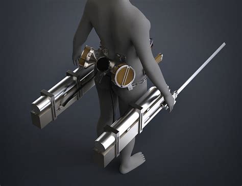 ODM Gear and Swords - Attack on Titan 3D model 3D printable | CGTrader