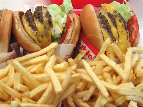 File:In-N-Out Burger triple cheeseburgers and fries.jpg - Wikimedia Commons