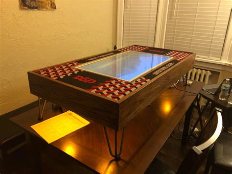 [OC] I Made a Gaming Coffee Table - Or a Double-Decker Table : DnD | Coffee table, Table ...