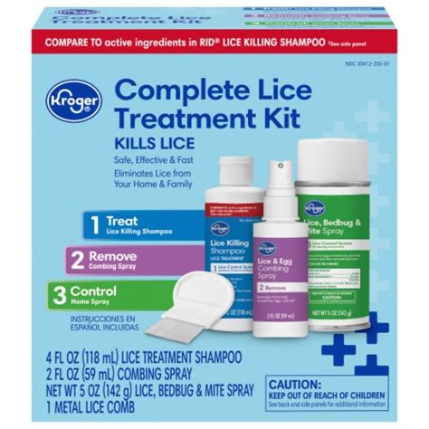 Kroger® Complete Lice Treatment Kit, 4 pc - Kroger