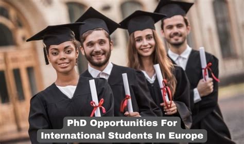 PhD Opportunities for International Students in Europe