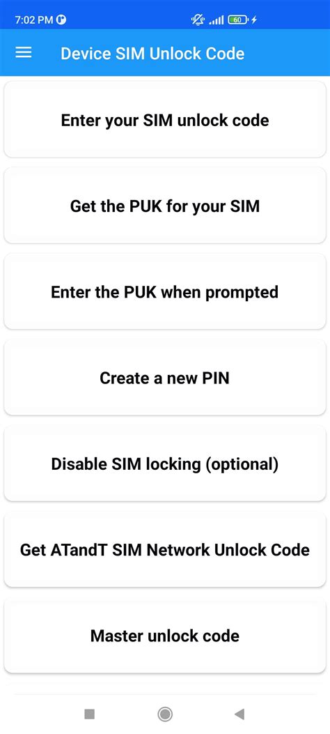 Device SIM Unlock Code APK for Android Download