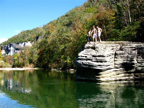 Jumping Rock | My husband and two sons contemplate the cold … | Flickr