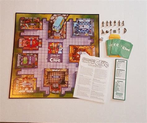 RARE Scooby-Doo Where Are You? Clue Board Game Hasbro COMPLETE Nice ...