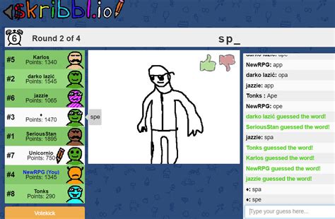 Skribbl.io - guess a drawing game