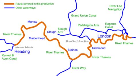 River Thames (Lower) Maps – Waterway Routes