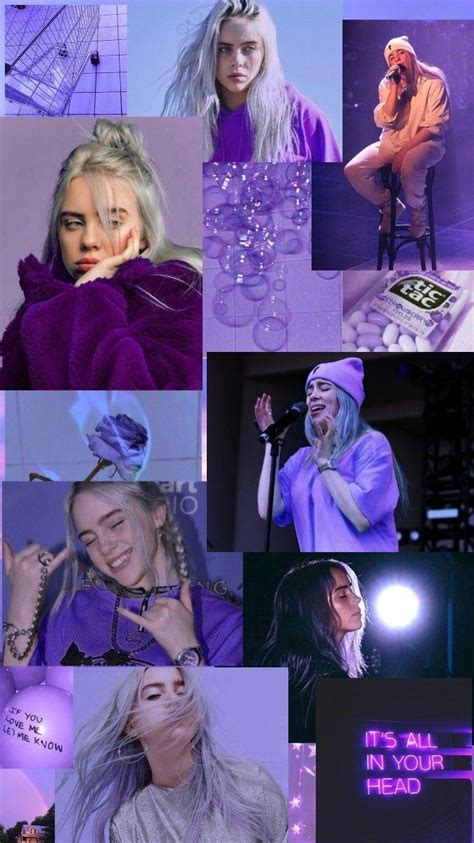 Billie Eilish Purple Wallpapers - Top Free Billie Eilish Purple Backgrounds - WallpaperAccess