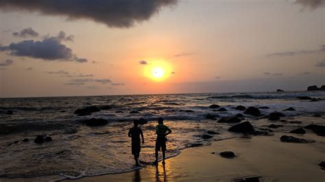 Sunset at Cabo de Rama beach Goa india - YouTube