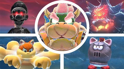 Bowser's Fury All Bosses & Cutscenes (Secret Boss Fights / Battle ...