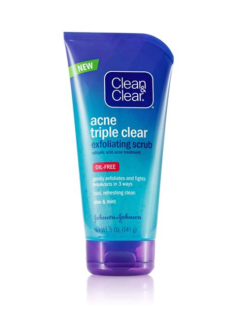 Acne Triple Clear™ Exfoliating Face Scrub | CLEAN & CLEAR®