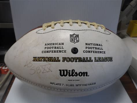 Vintage Wilson the Duke Football Autographed by Gary Fencik, Super Bowl ...