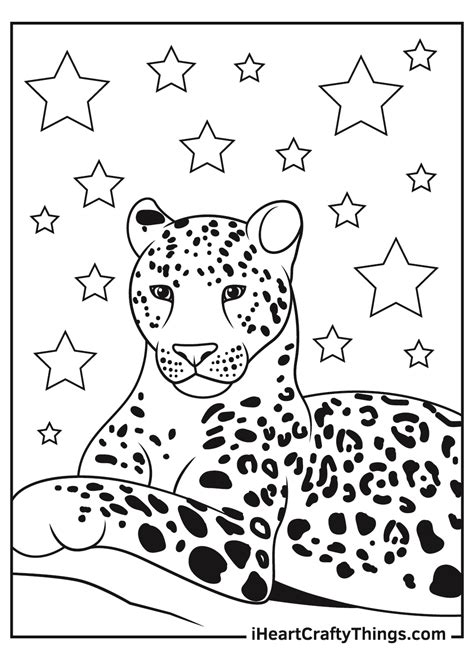 Jaguar Coloring Sheet