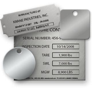 Stainless Steel Metal Tags Blank, Engraved, Color Printed -… | NapTags