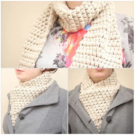 Crochet Puff Stitch Scarf by RaindropMelody on DeviantArt