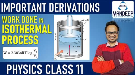 Work Done in Isothermal Process Derivation Class 11 Physics Important ...